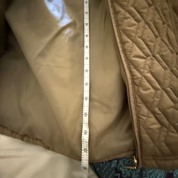 2026 PRICE REDUCTION:  WEATHERPROOF, TAN, QUILTED JACKET, 2XL - Picture 7 of 10
